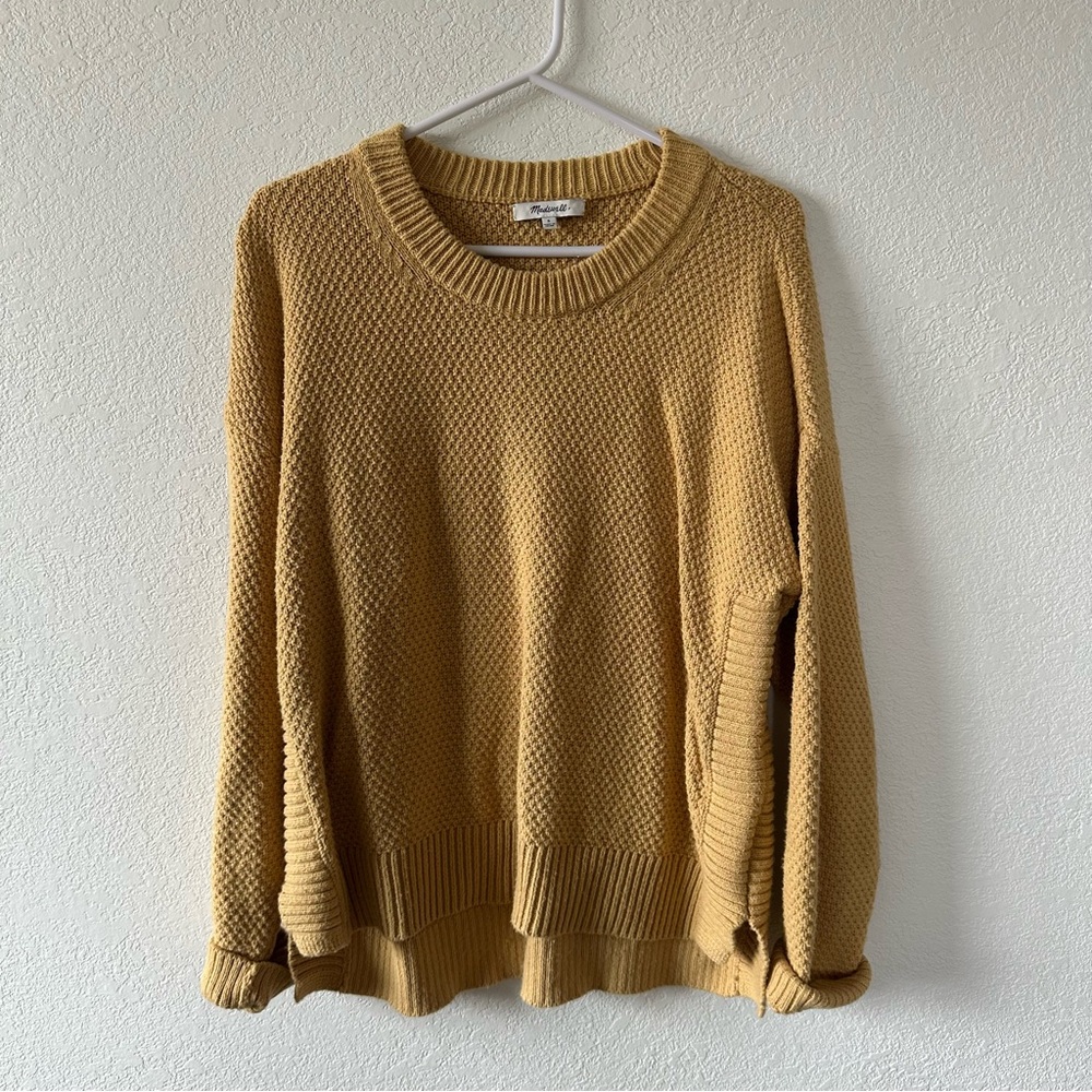 Madewell Marigold Yellow Knit Sweater
